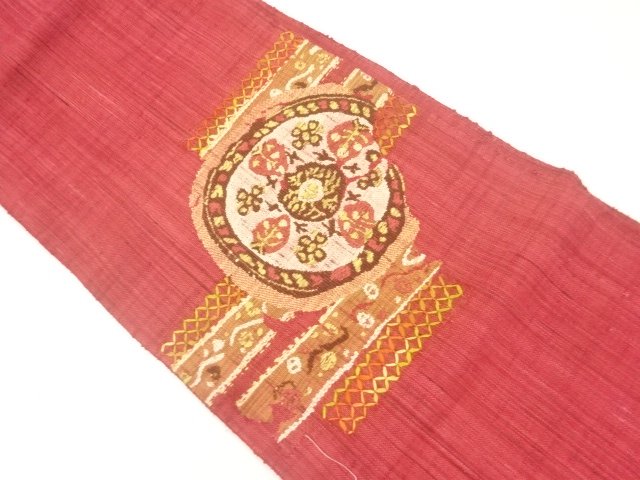 JAPANESE KIMONO / NAGOYA OBI / TSUMUGI / WOVEN SARASA